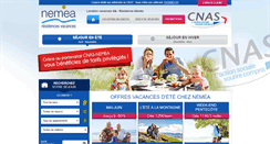 Desktop Screenshot of cnas-residence-nemea.com